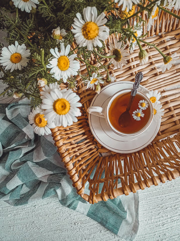 Photo by Işıl Agc: https://www.pexels.com/photo/chamomile-flowers-and-a-cup-of-tea-8115976/